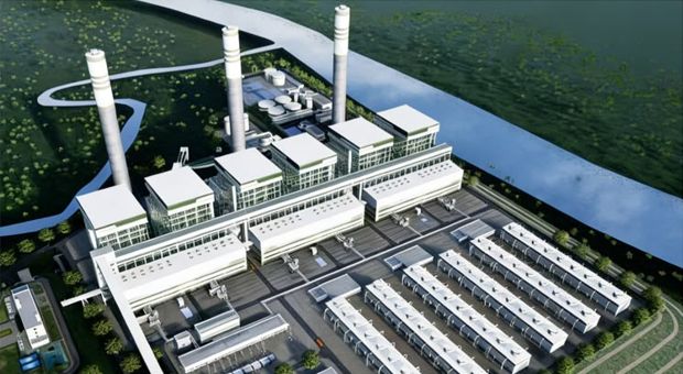Каркас котла ТЭС 1800 МВт, Лаос